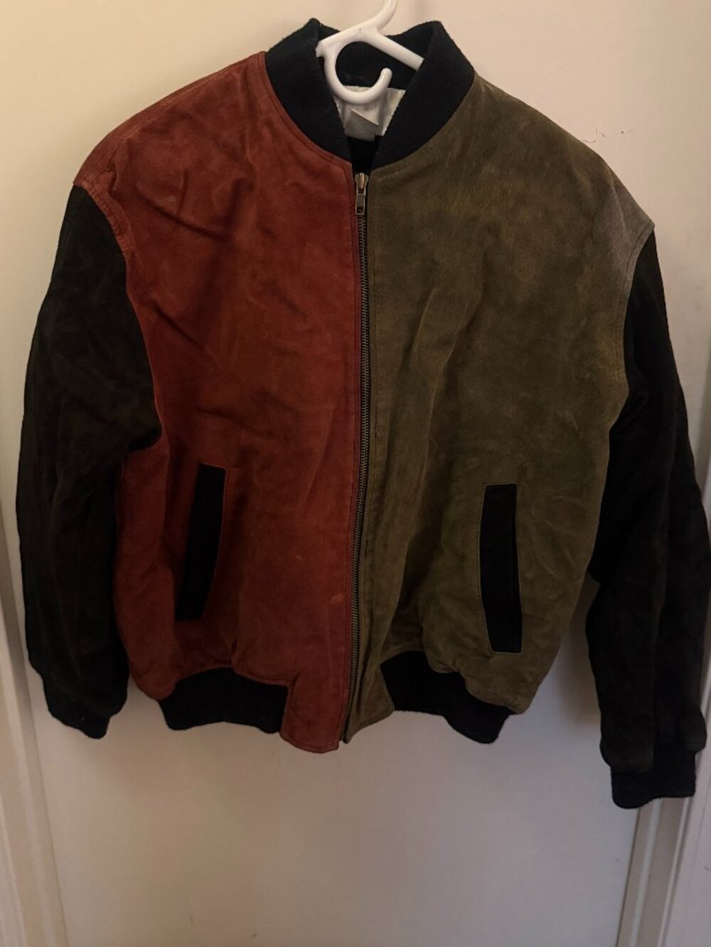 Vintage Limited 1990's Leather Bomber Jacket W M
